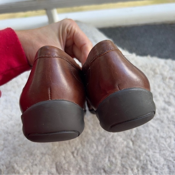 Walking Cradles Elite Brown Leather Slip On ELITE TIPPY Square Toed Loafers - Picture 9 of 14